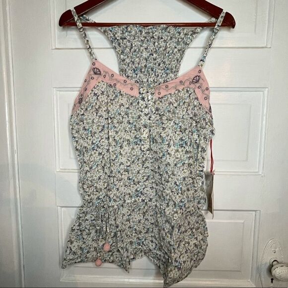 NWTs Da-Nang Handmade Cotton Pom Pom Shirt Size M - Picture 1 of 11